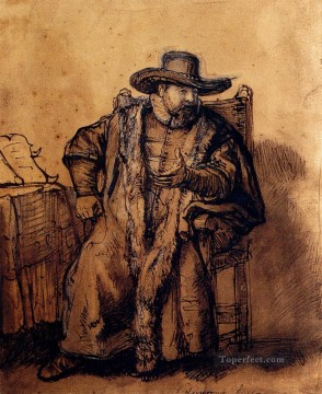 レンブラント・ファン・レイン Painting - コルネリス・クラーエスの肖像 1640年 レンブラント